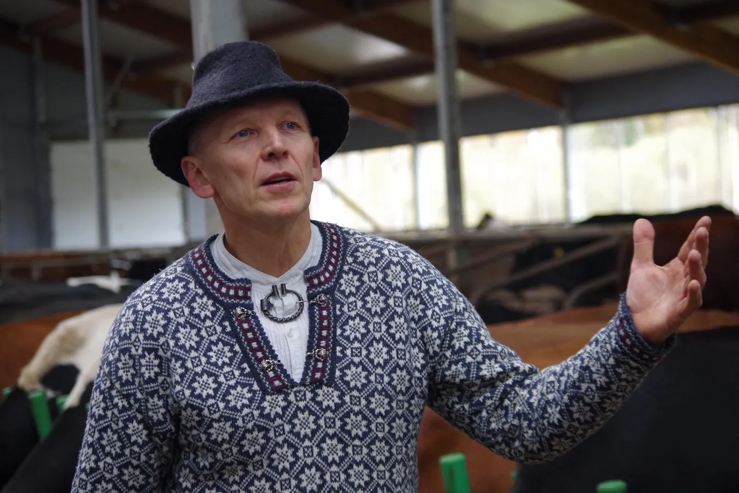Nopri talumeierei peremees Tiit Niilo plaanib uuendatud lehmafarmis toota Eesti puhtaimat piima.