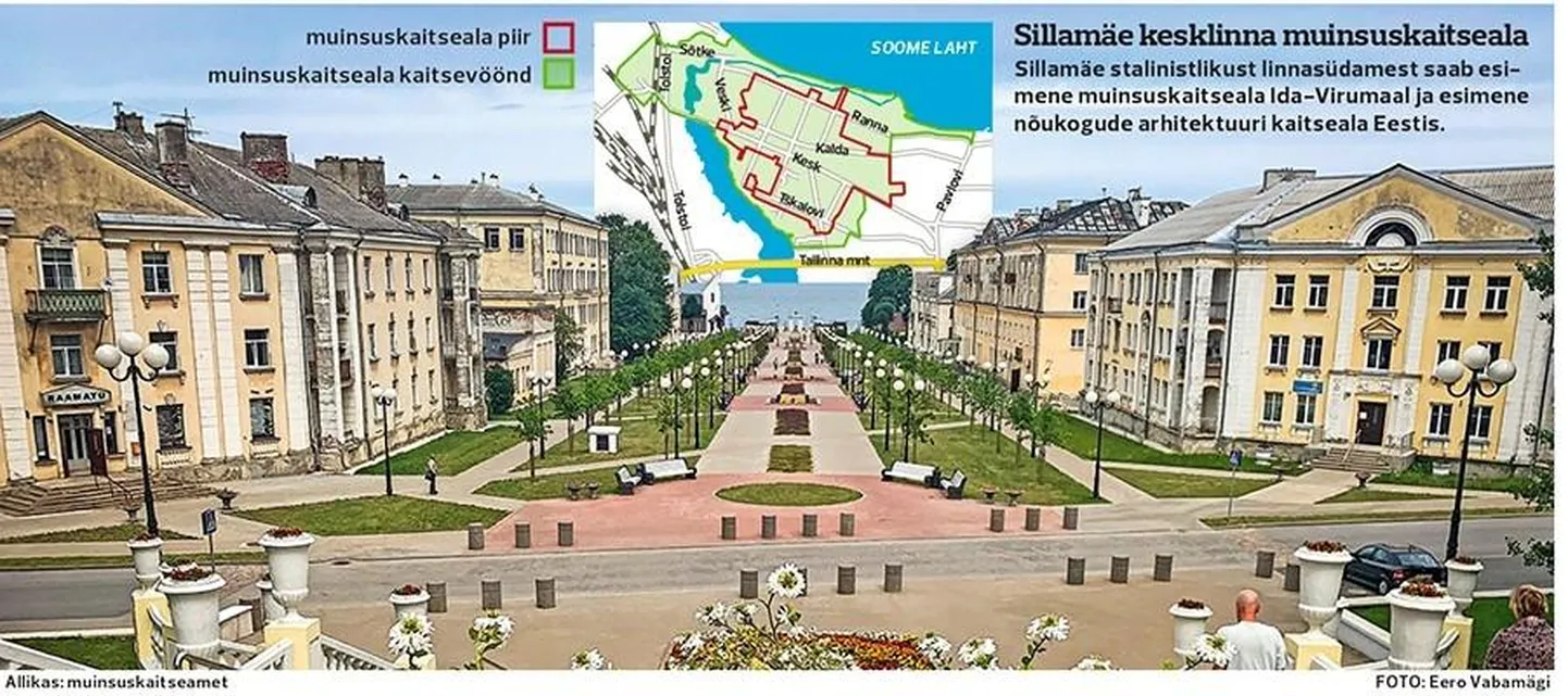 Sillamäe kesklinna muinsuskaitseala.