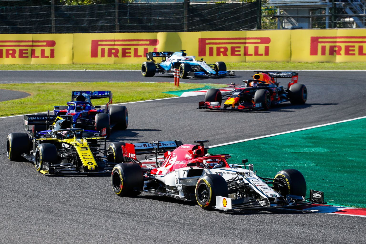 F1-masinad 2019. aastal Jaapanis.