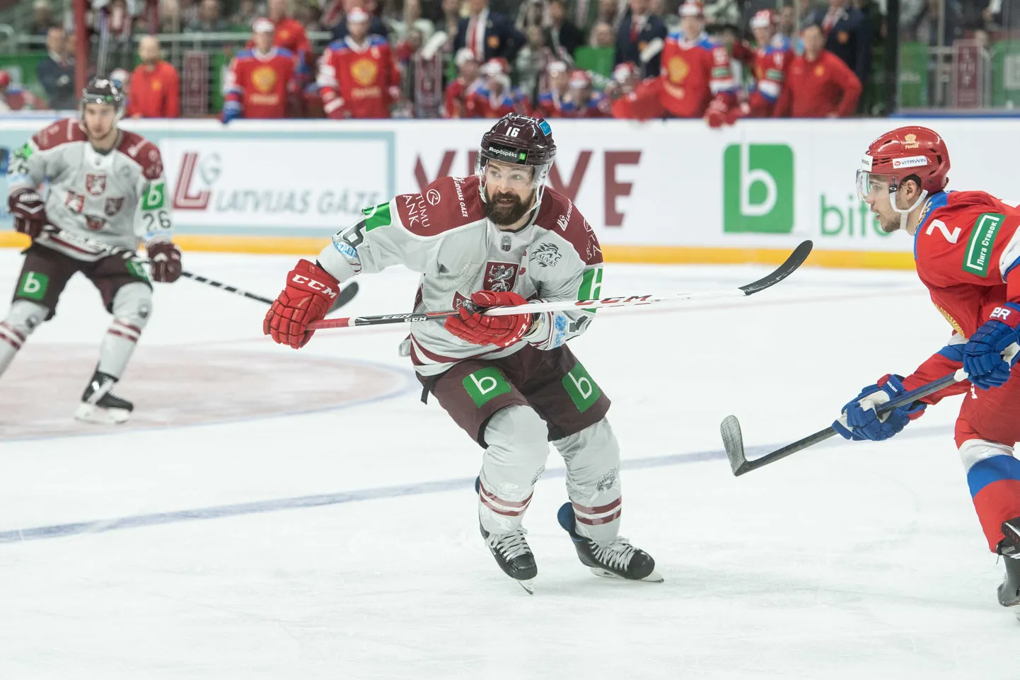 Pārbaudes spēle hokejā: Latvija - Krievija