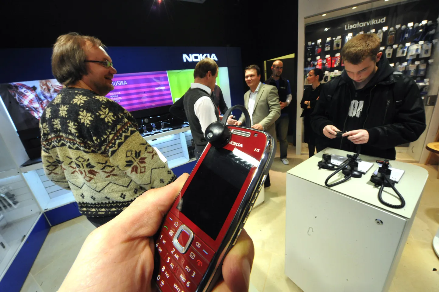 Mobiiltelefon.