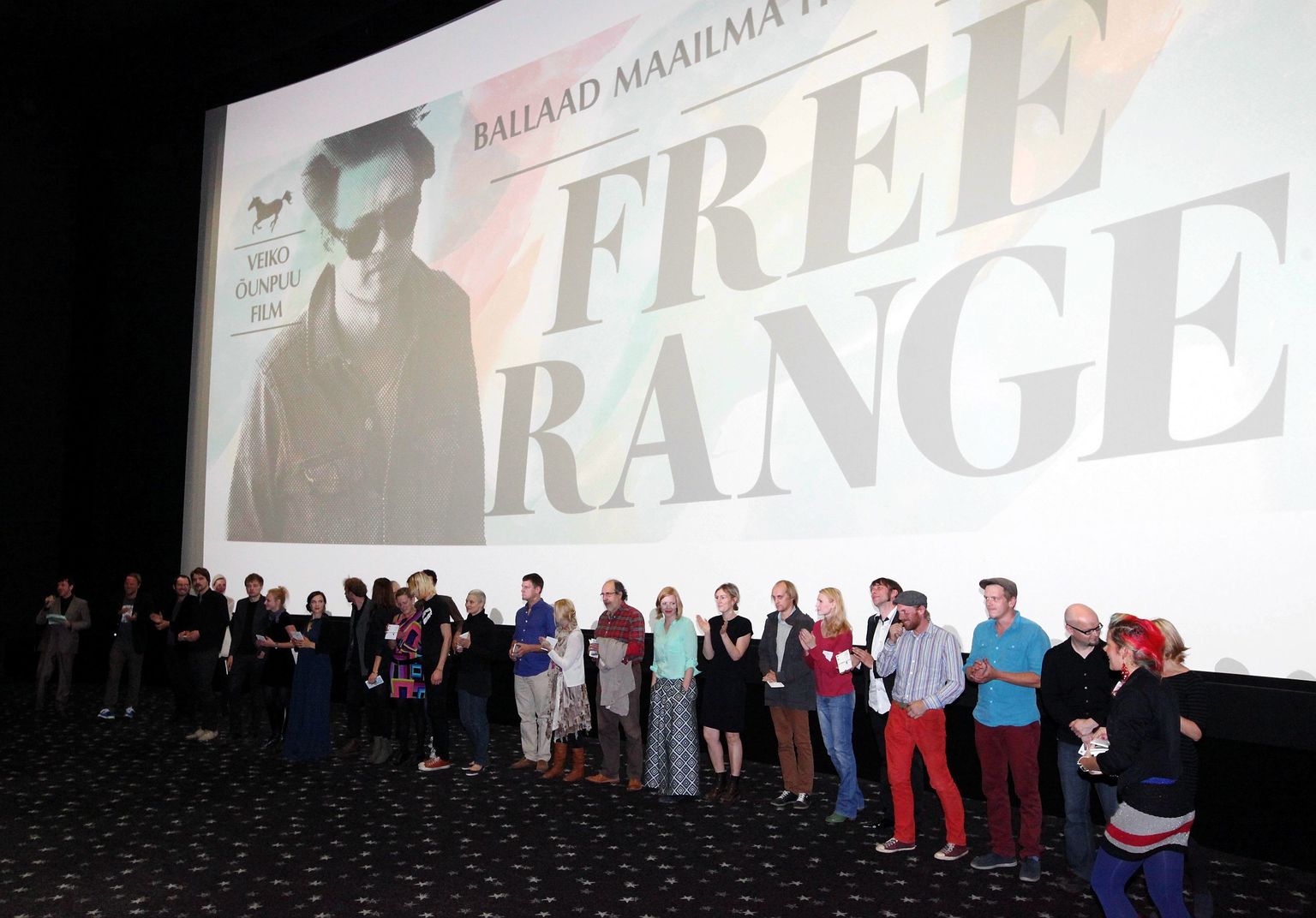 Veiko Õunpuu uue mängufilmi «Free Range. Ballaad maailma heakskiitmisest» esilinastus.