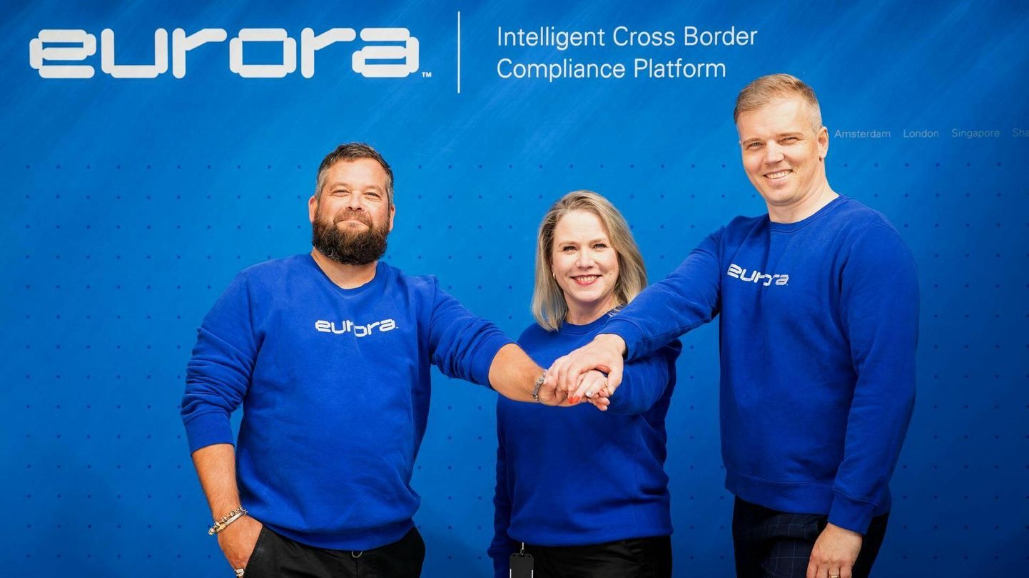 Eurora management: founder Marko Lastik (left), CFO Anneli Aljas (center) and CEO Egon Veermäe (right).