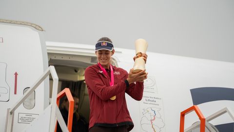 Jūrmalska občina bo nagradila Graudiņo in trenerja Samoilova za osvojitev naslova svetovnega prvaka