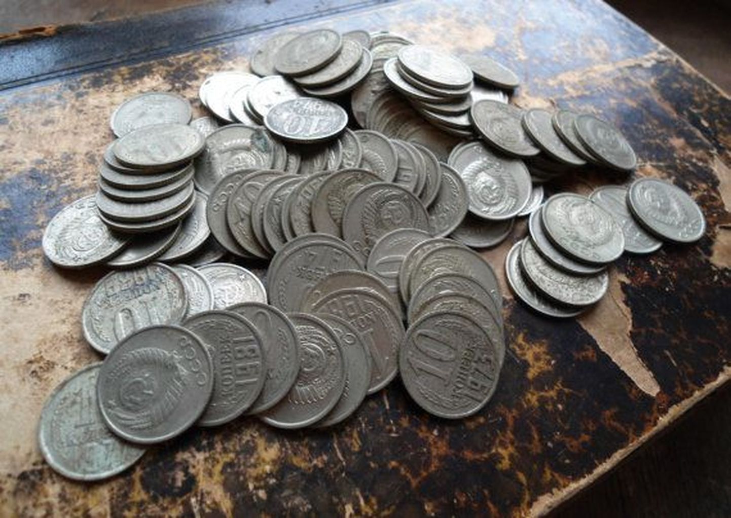 Nõukogudeaegsed mündid. Foto on illustreeriv.