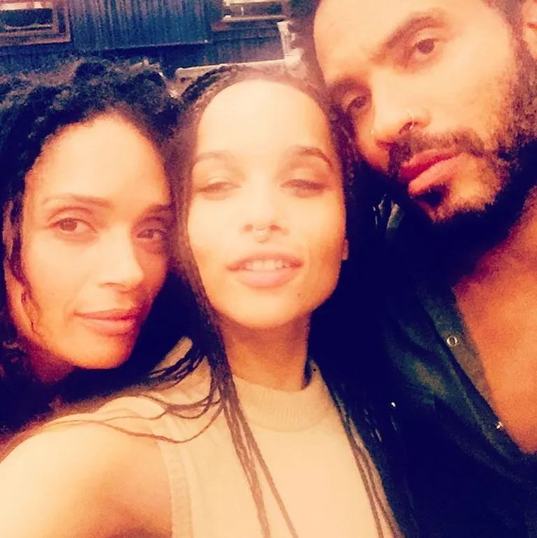 Lisa Bonet, Zoe Kravitz ja Lenny Kravitz