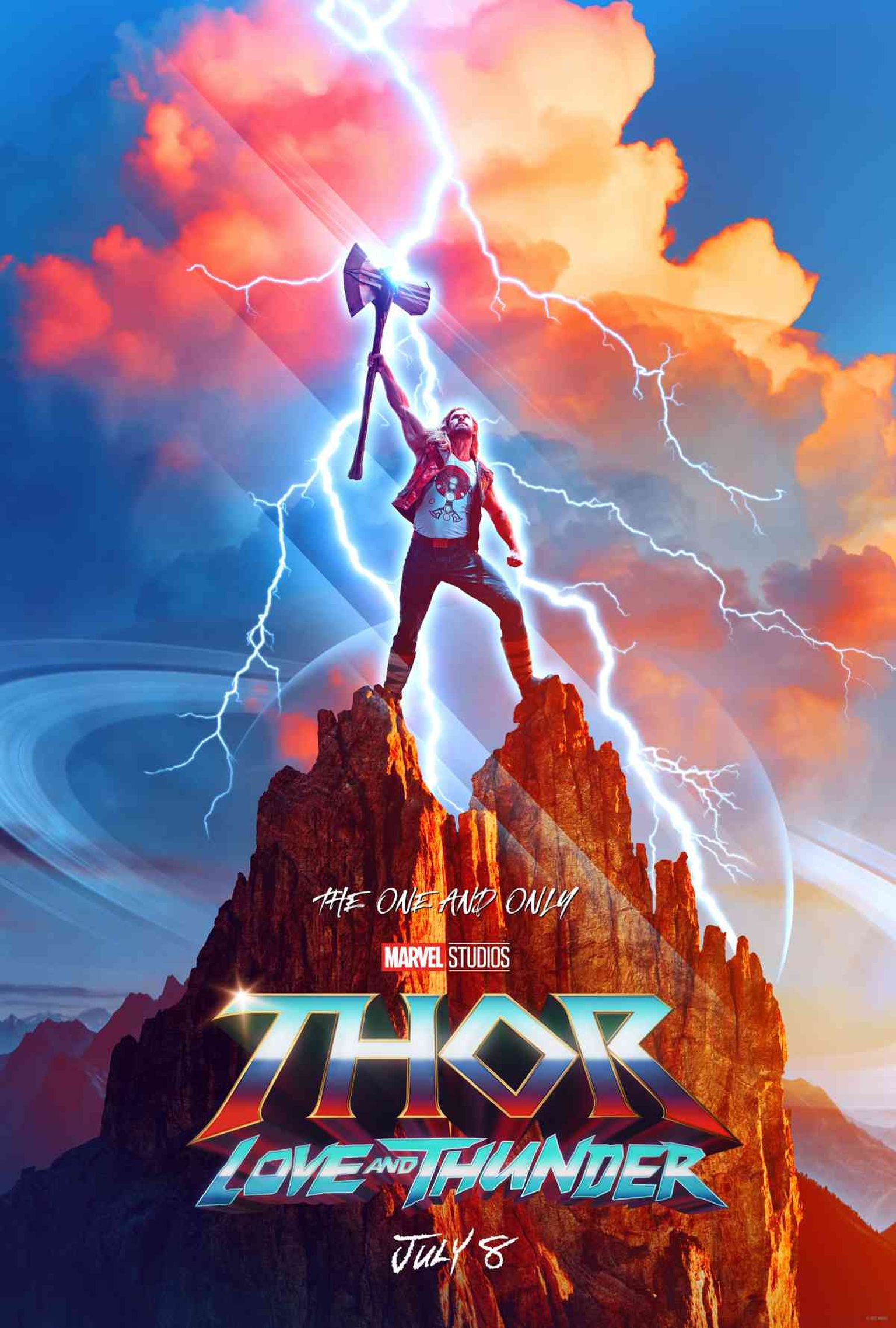 «Thor: Armastus ja kõu» plakat