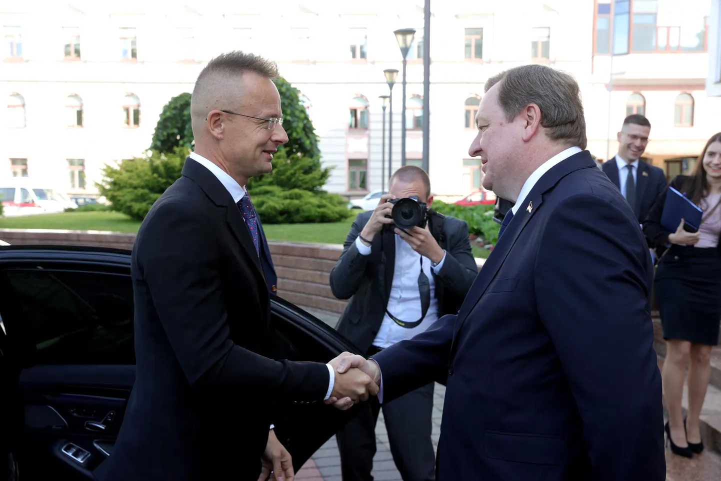 Министр иностранных дел Венгрии Петер Сийярто посещает Беларусь