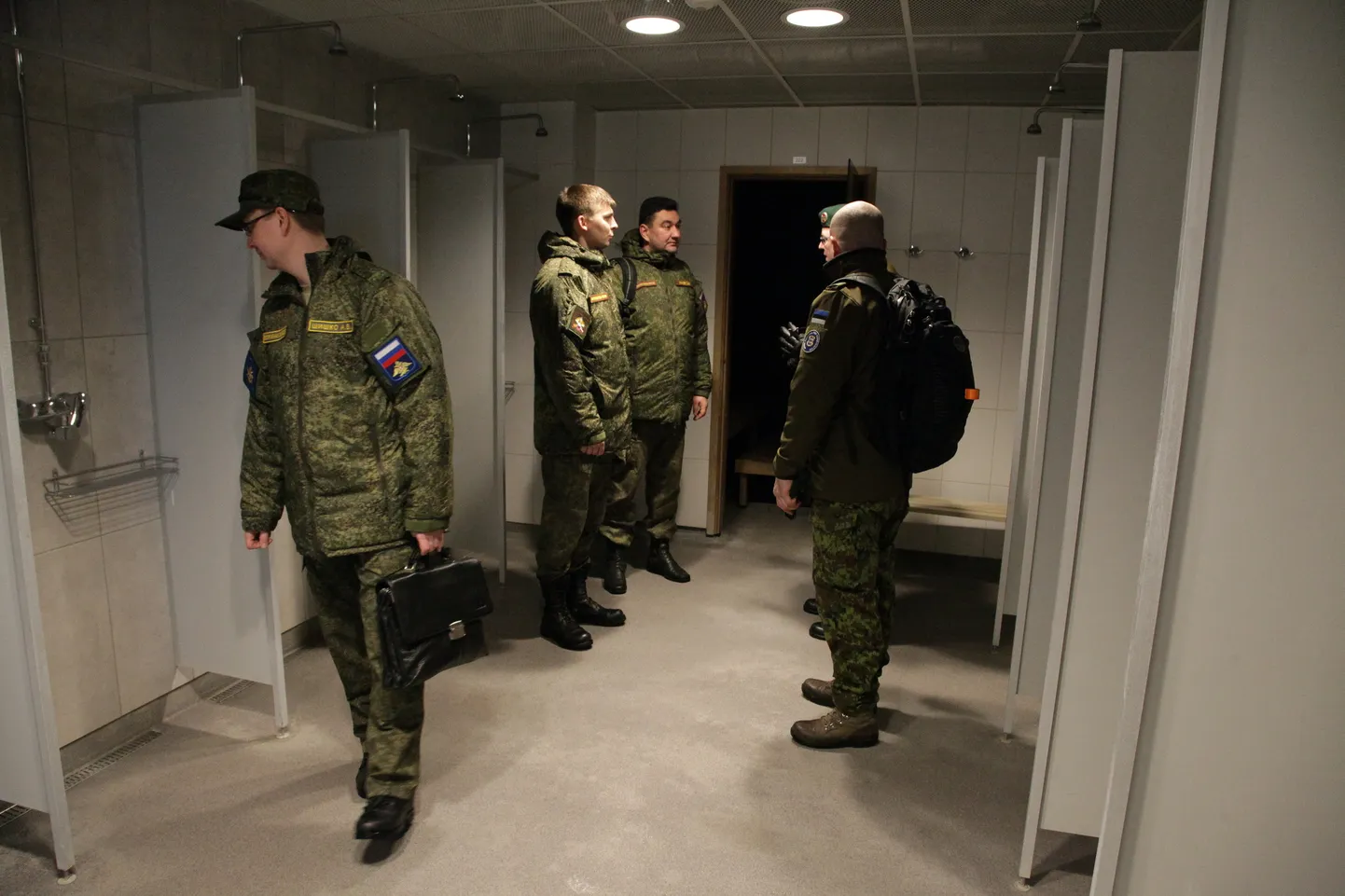 Vene ohvitserid inspekteerisid Tapal 1. jalaväebrigaadi ka tänavu märtsis.