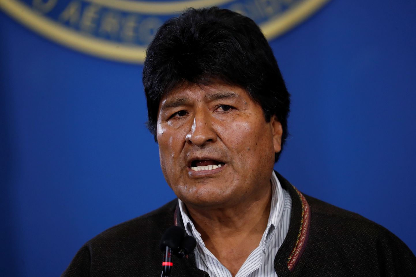 Demisionējušais Bolīvijas prezidents Evo Moraless