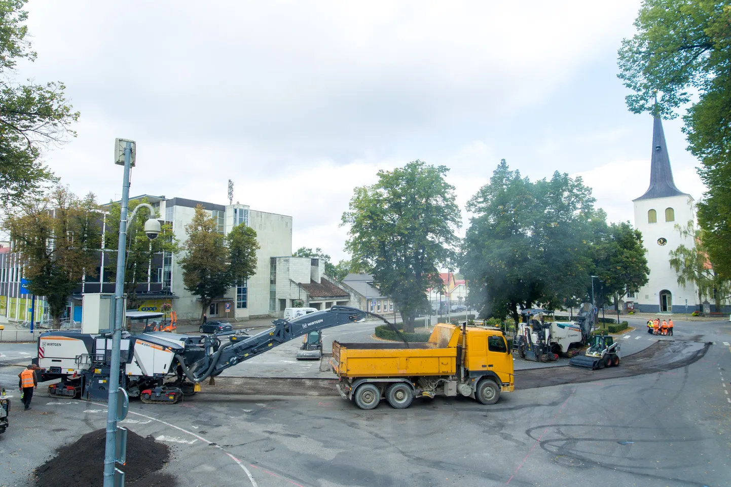Teetööd Paide kesklinnas