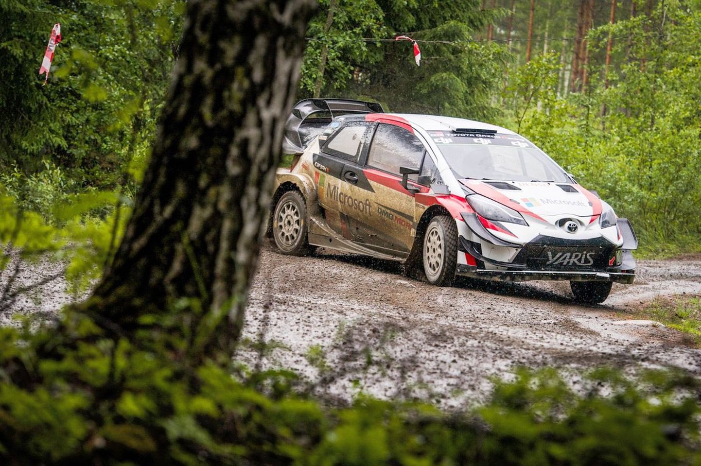 Toyota rallimeeskond Soomes testimas