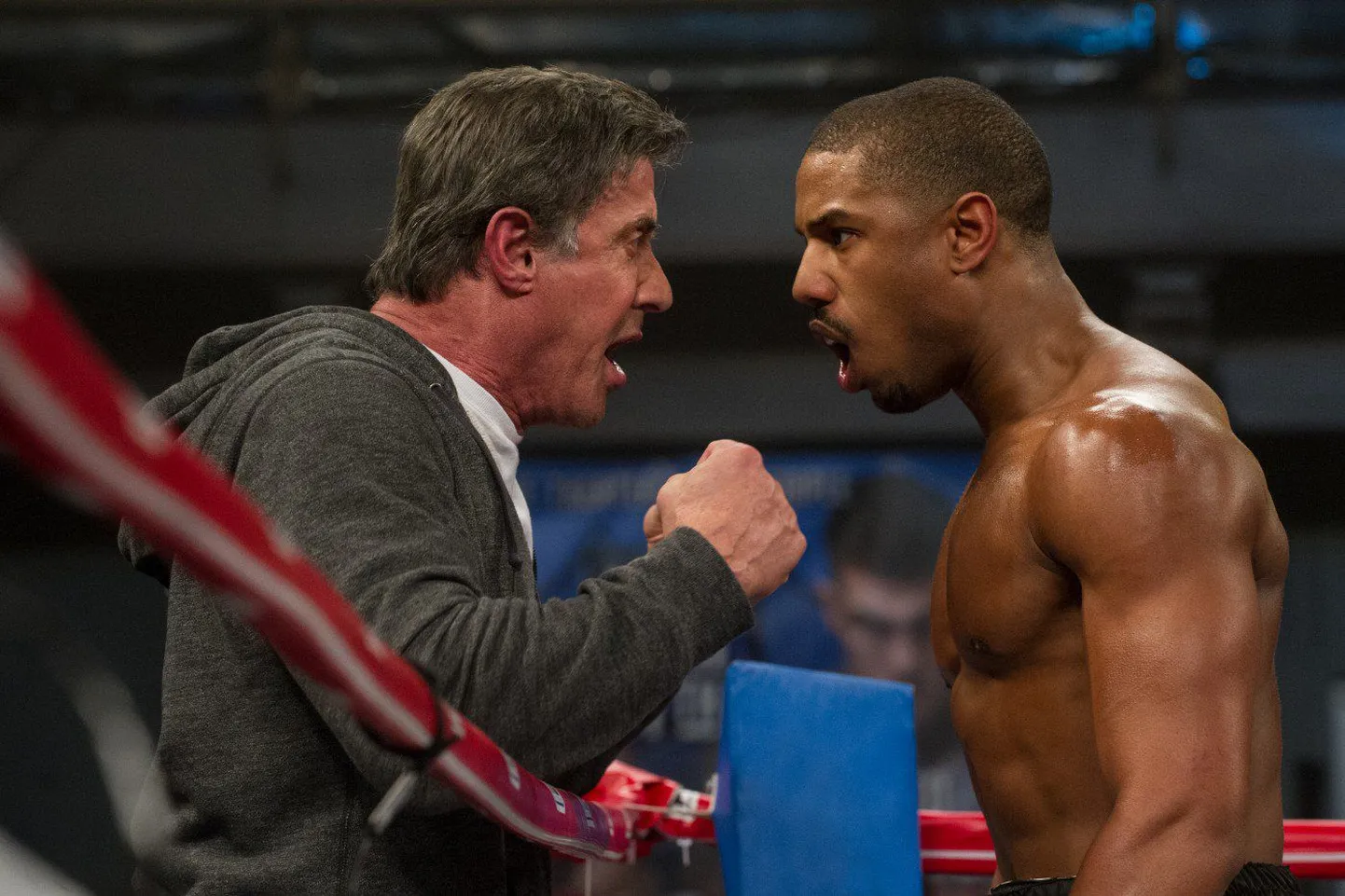 «Creed: Rocky pärand»: Sylvester Stallone treeneri ja Michael B. Jordan poksijana