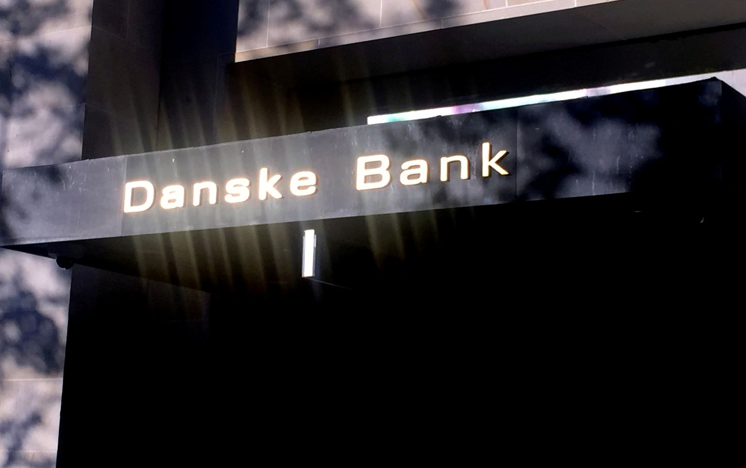 Danske Banki logo Kopenhaageni hoonel.
