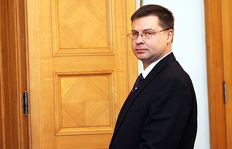 Ministru prezidents Valdis Dombrovskis 