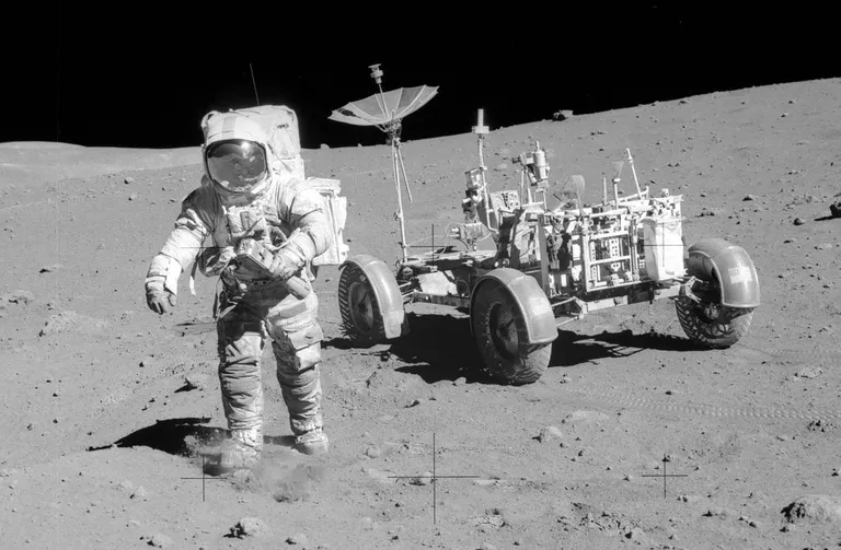 Kosmosekõnd Apollo 15 missioonil.