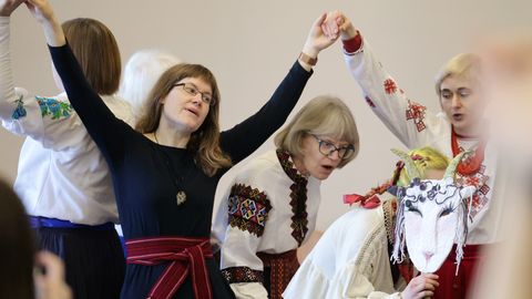 Tartu ukrainlased tähistasid kevadpühi traditsioonilistel tantsudel