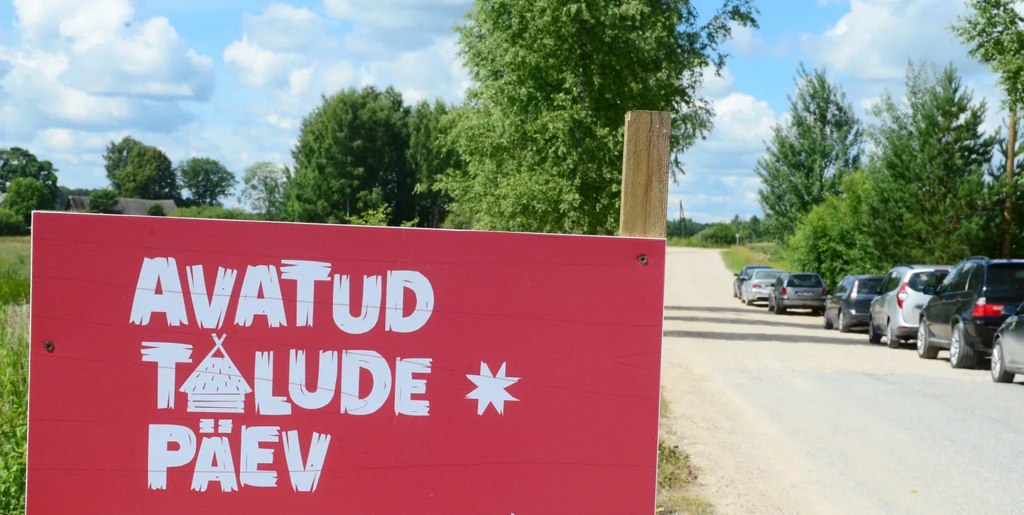 Avatud talude päeva silt