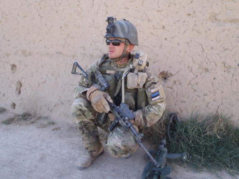 Тайвар Тухканен на миссии в Афганистане