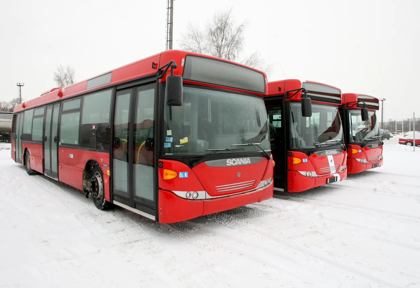 Новые городские автобусы в Тарту.