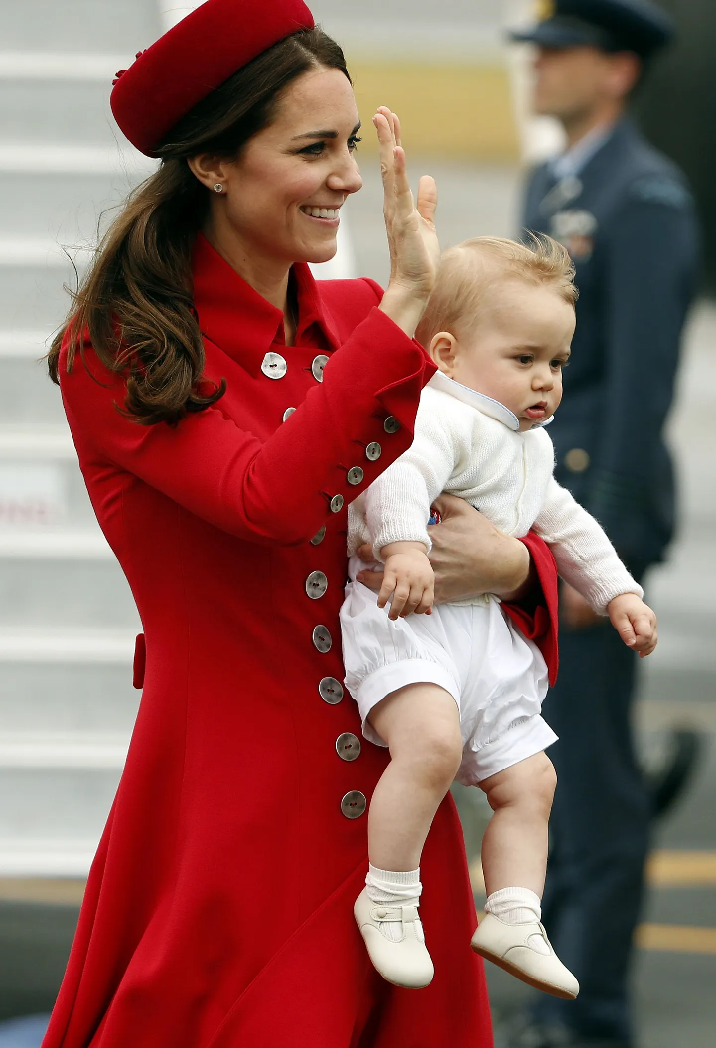 Briti prints Goerge ning ta vanemad Cambridge´i hertsoginna Catherine ja prints William