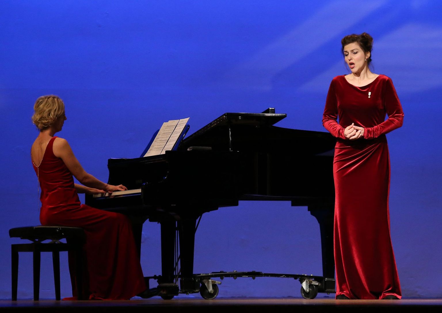 Maija Kovaļevska un pianiste Dzintra Erliha koncertēs ASV