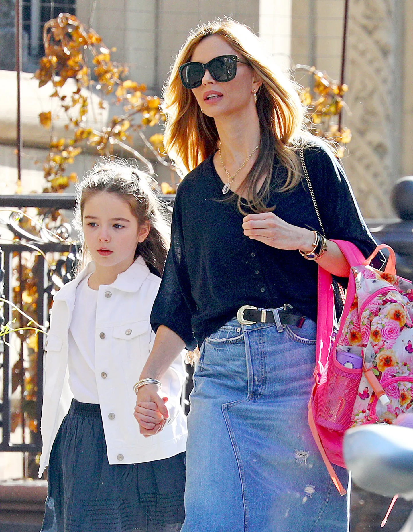 Georgina Chapman koos tütre Indiaga