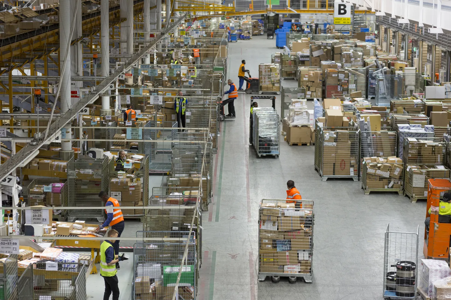 Soome riikliku postifirma Posti logistikakeskus. Pilt on illustratiivne.