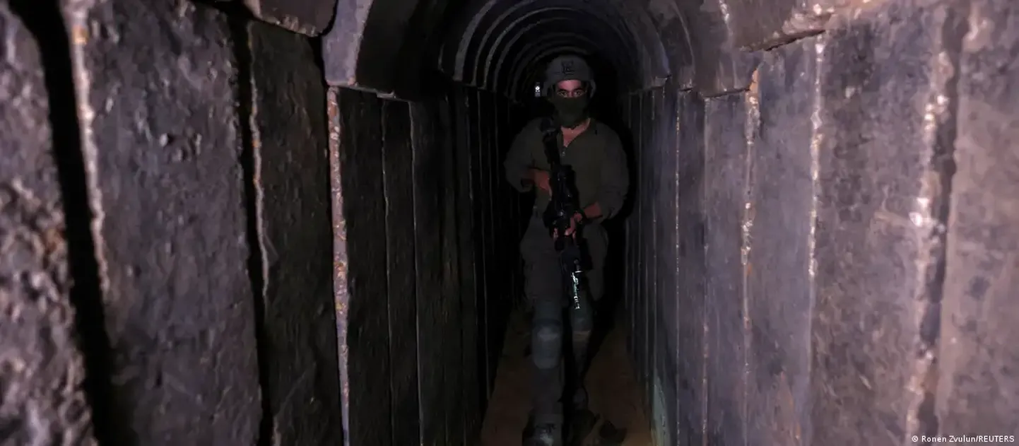 Один из туннелей ХАМАС