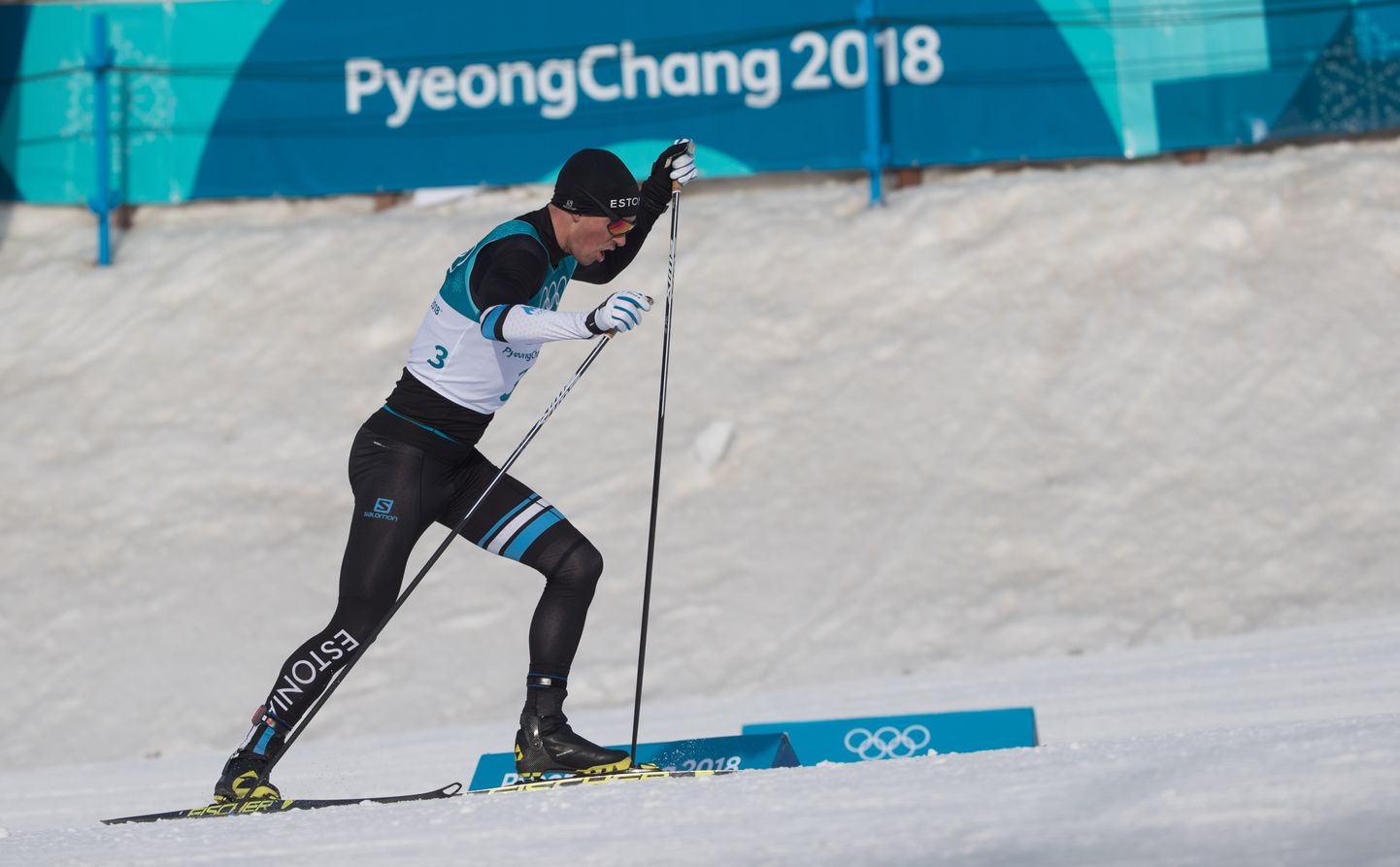 Raido Ränkel Pyeongchangi olümpiamängudel.