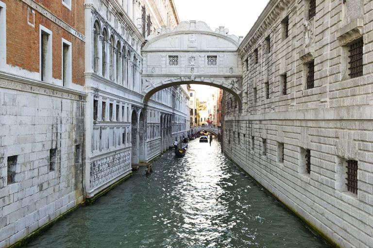 Bridge of Sighs: Rio di Palazzo, Venice, Italy