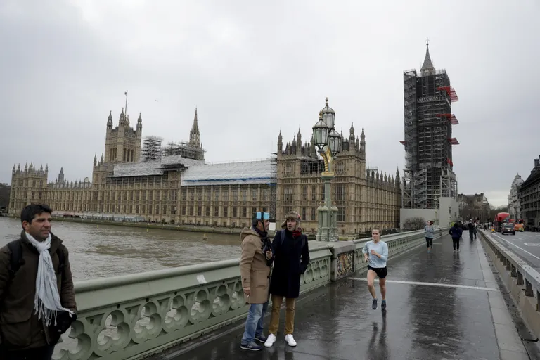 Westminsteri parlamendihoone Londonis.