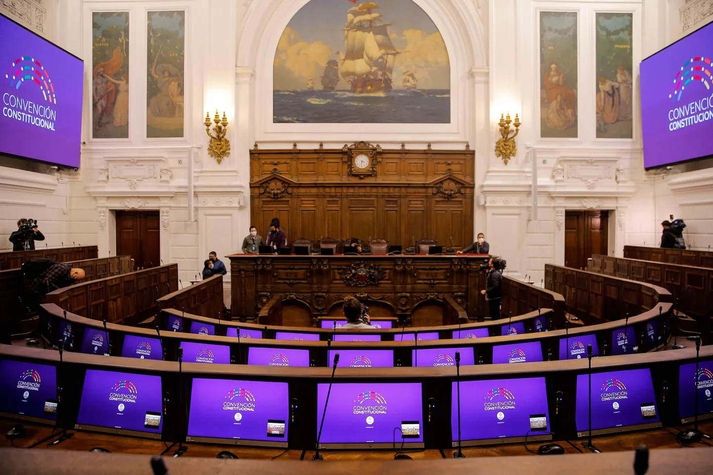 Tšiili Rahvuskongress, kus pühapäeval tuleb kokku põhiseaduskogu 30. juuli 2021.