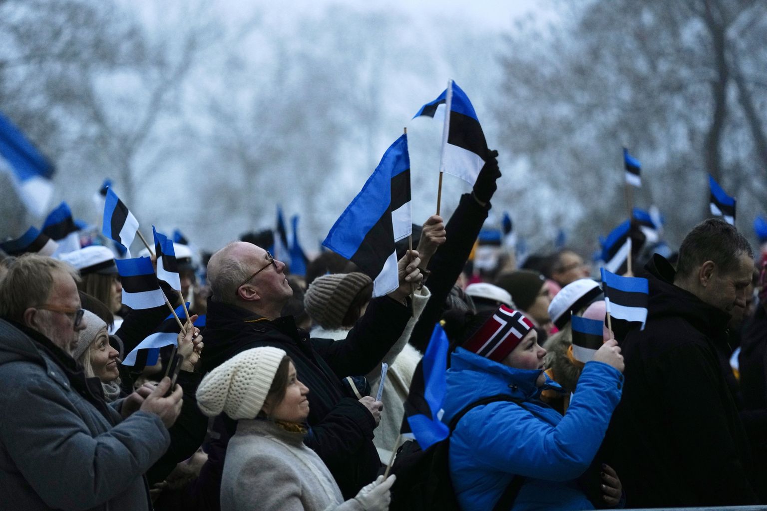 Празднование 105-й годовщины Эстонской Республики 24 февраля 2023 года.