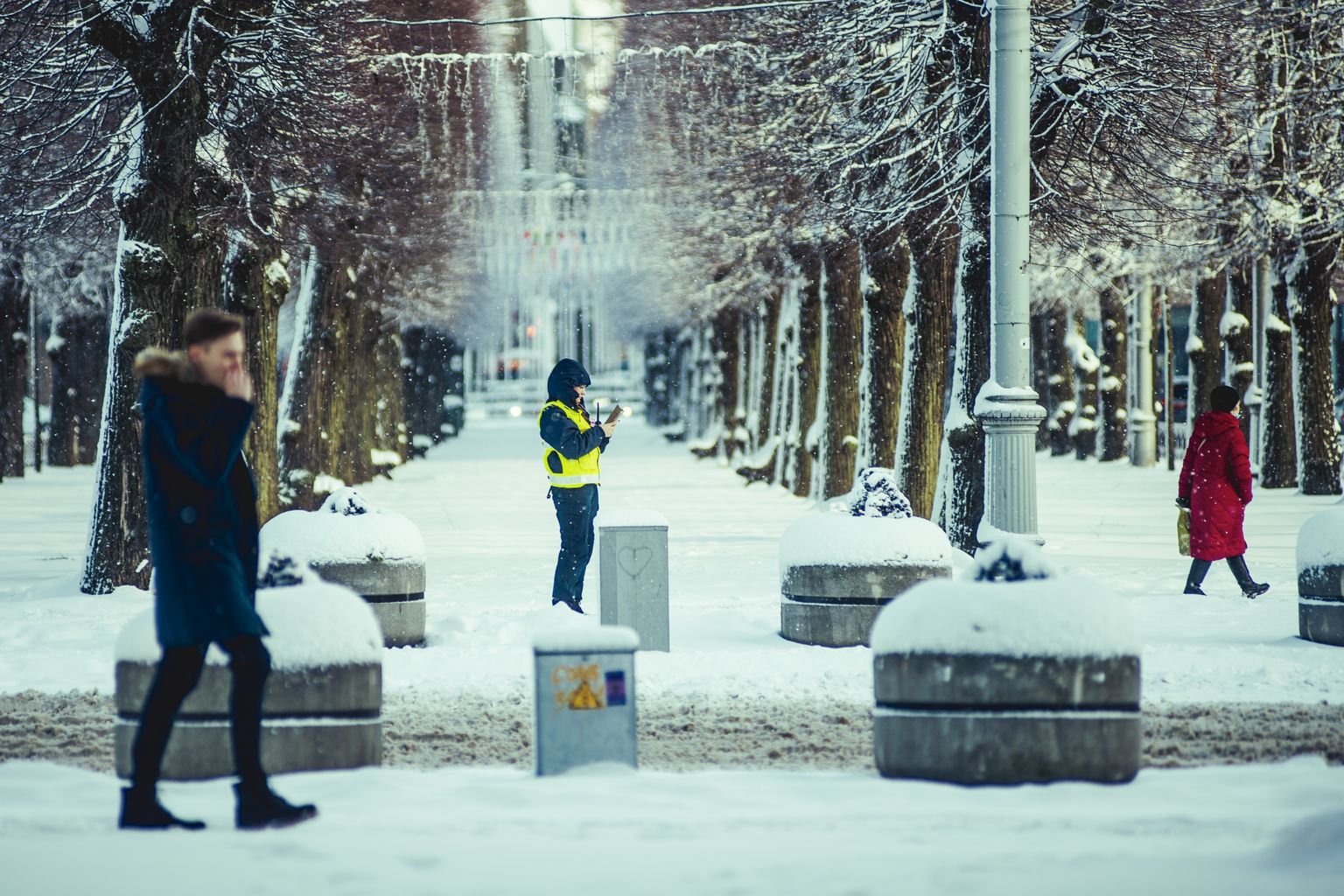 Sniegs Rīgā