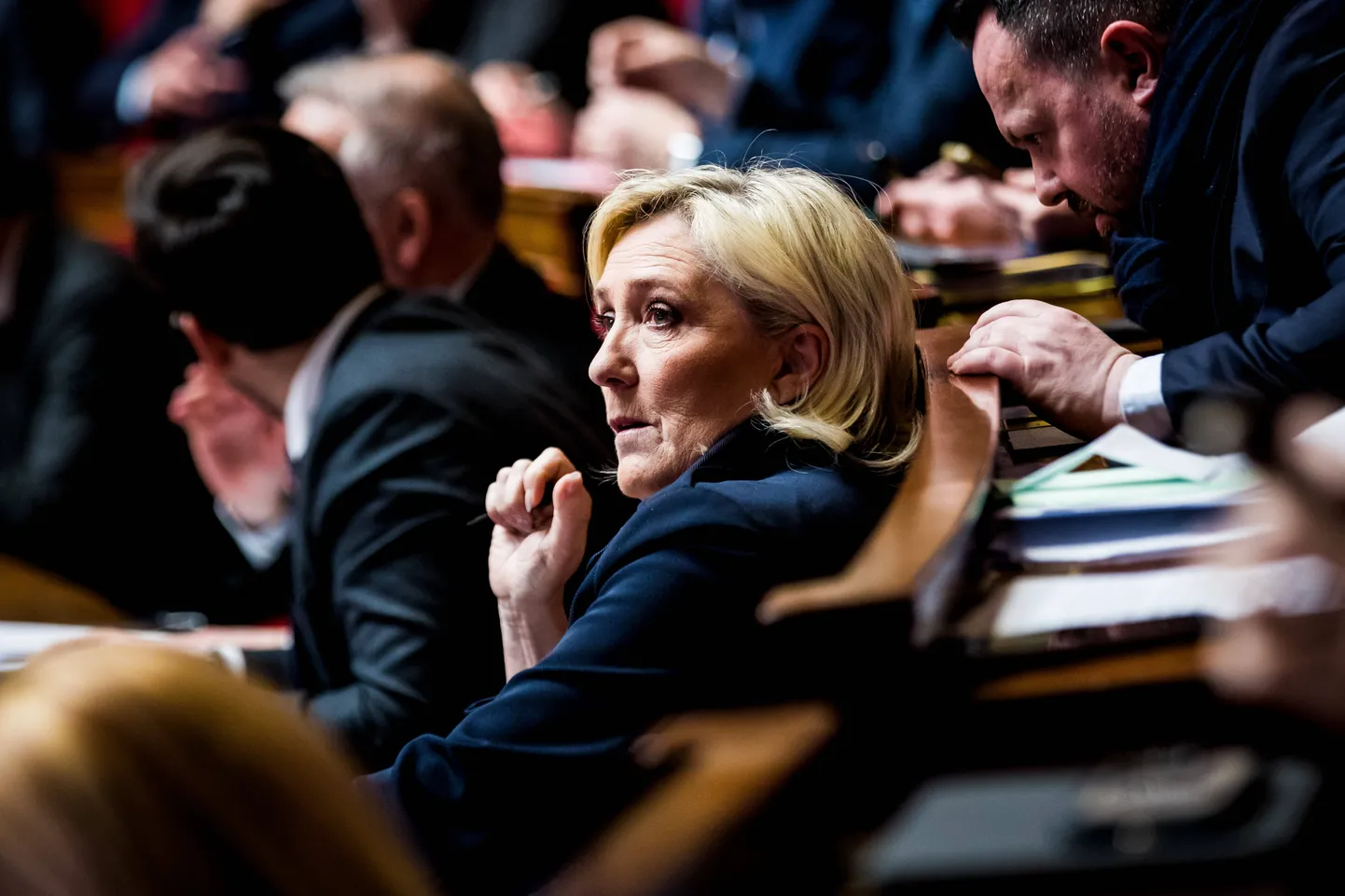Prantsuse paremäärmuslaste liider Marine Le Pen.