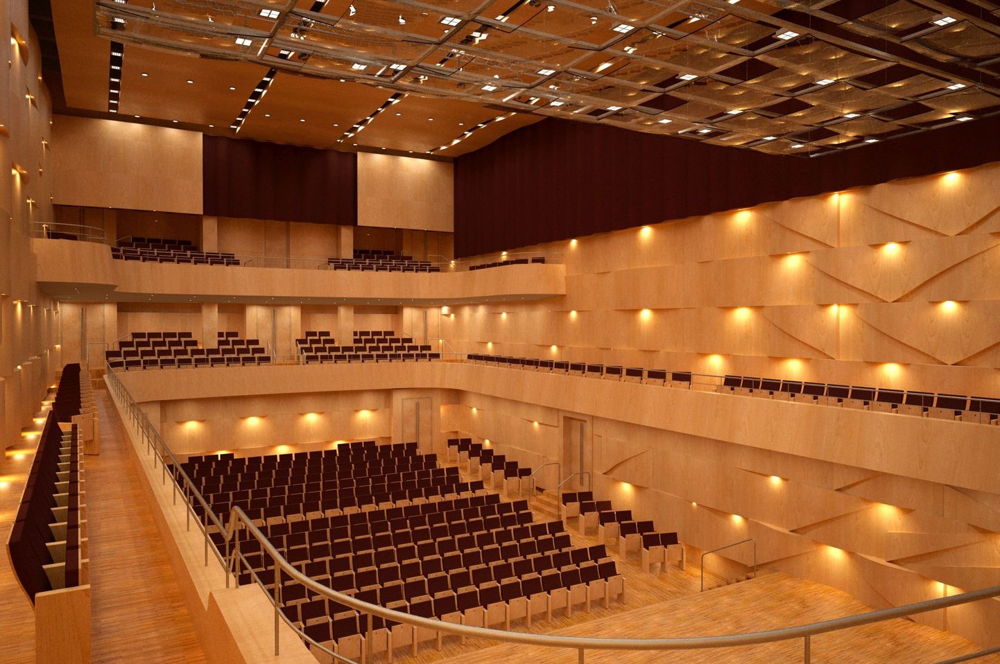 Muusikaakadeemia kontserdisaal peaks välja nägema nii ja sinna peaks viimaks ära mahtuma akadeemia sümfooniaorkester.