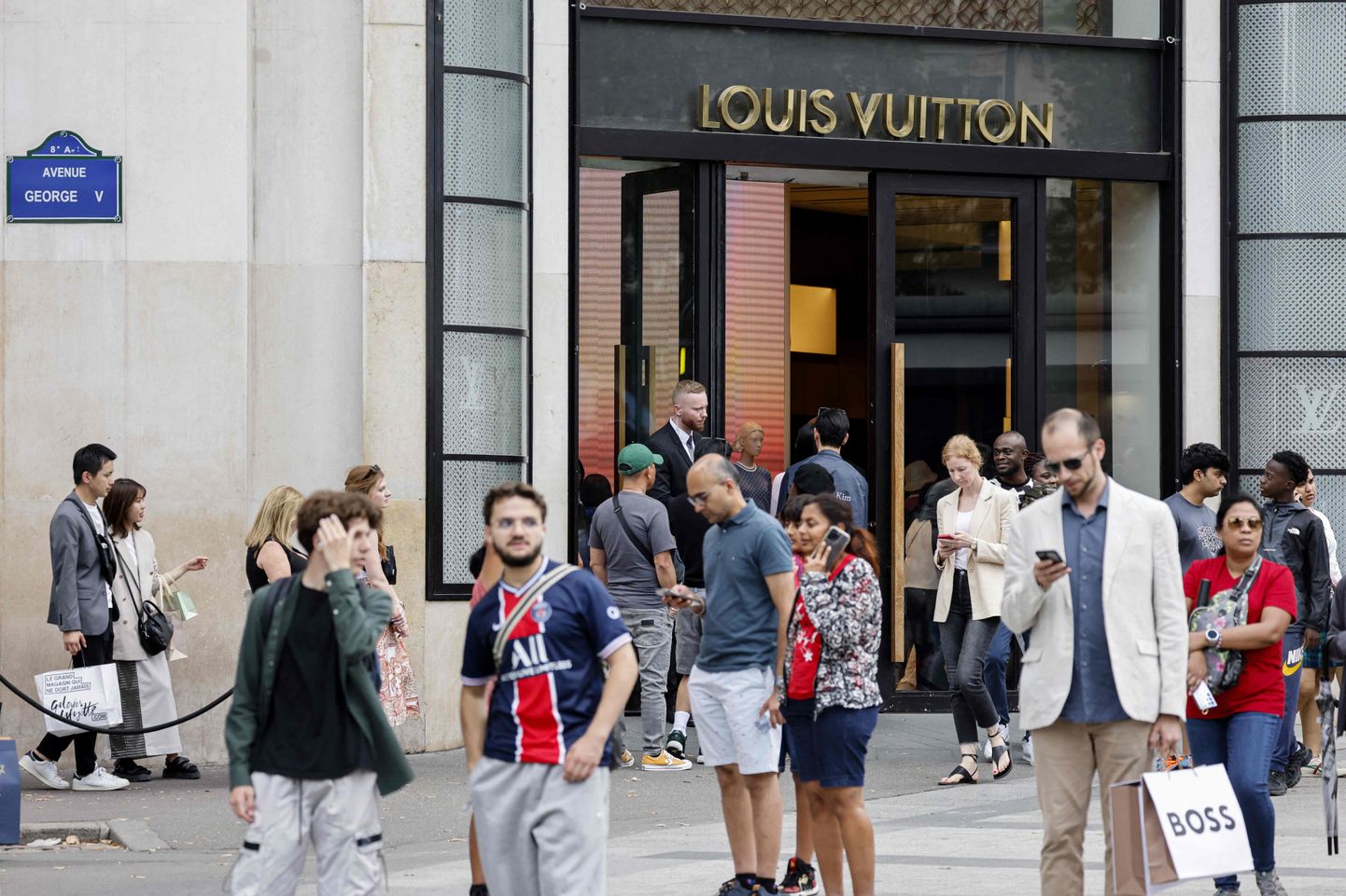 Louis Vuittoni kauplus Pariisis.