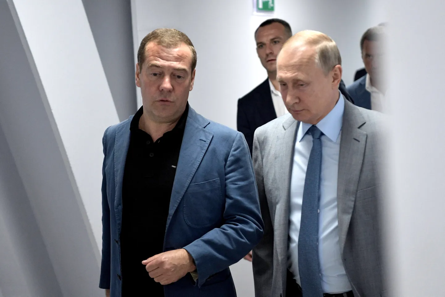 Дмитрий Медведев и Владимир Путин.