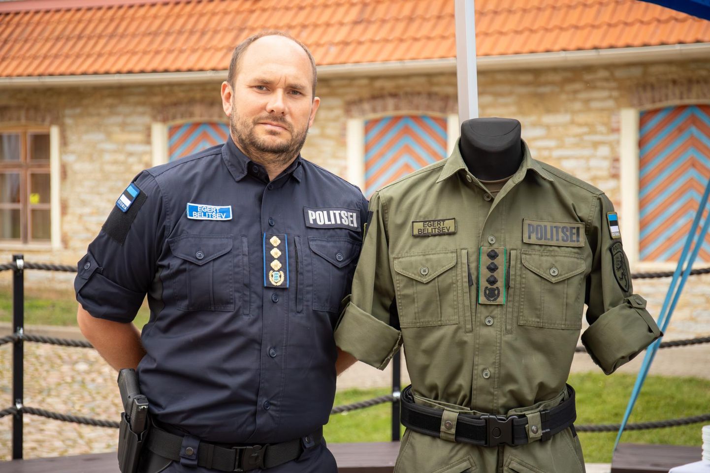 Politsei- ja piirivalveameti peadirektor Egert Belitšev annetas politseimuuseumile neli aastat kantud taktikalise vormi.