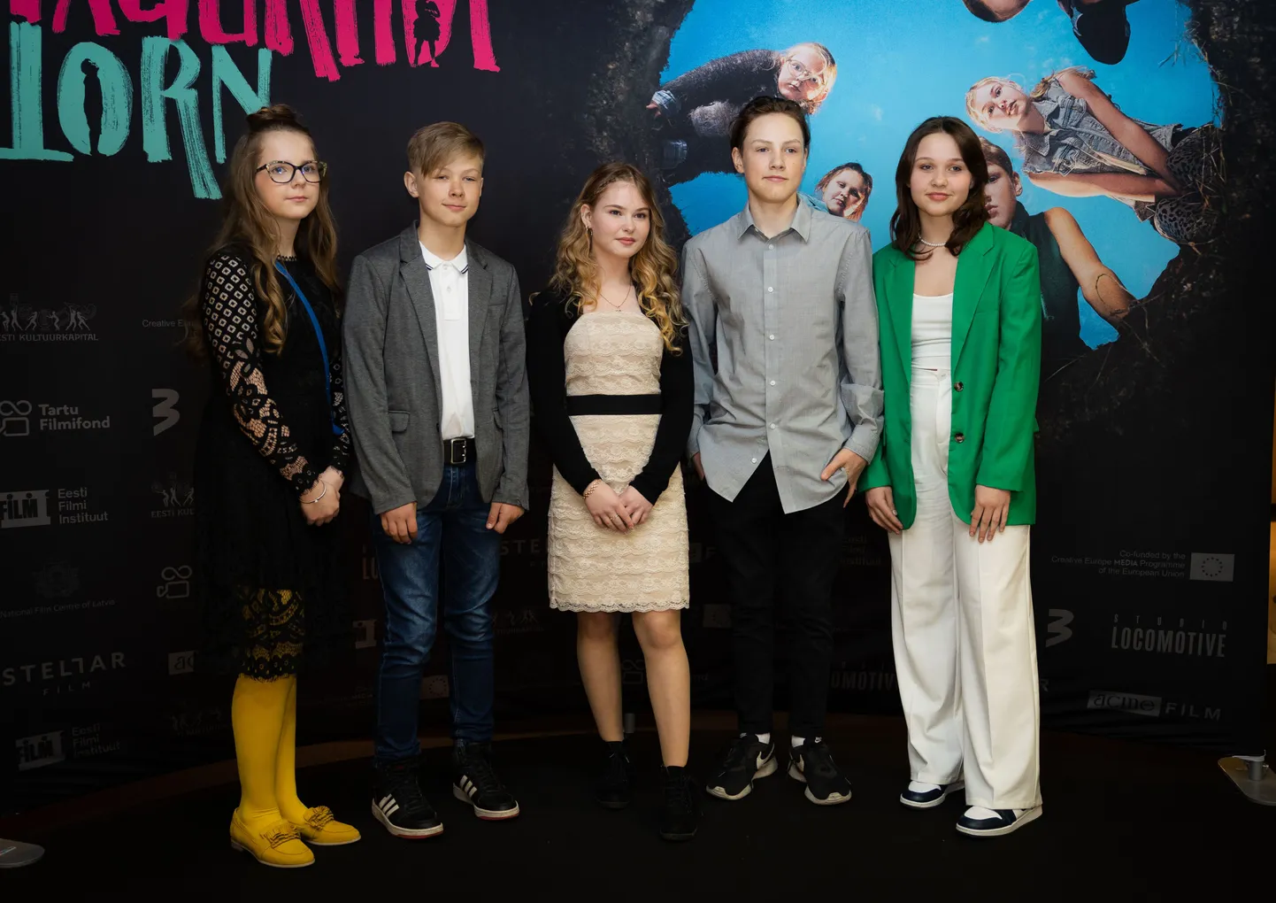 Vasakult teine Kimi Reiko Pilipenko eilsel filmi ´"Tagurpidi torn" esilinastusel.