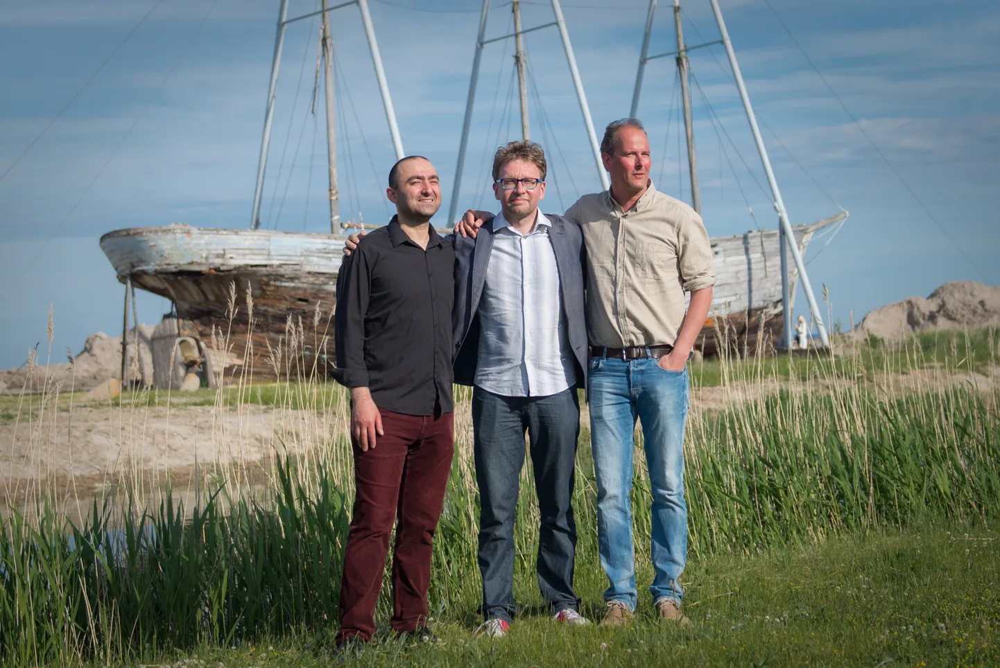 Jazz-trio Sooäär/Yaralyan/Ounaskari.