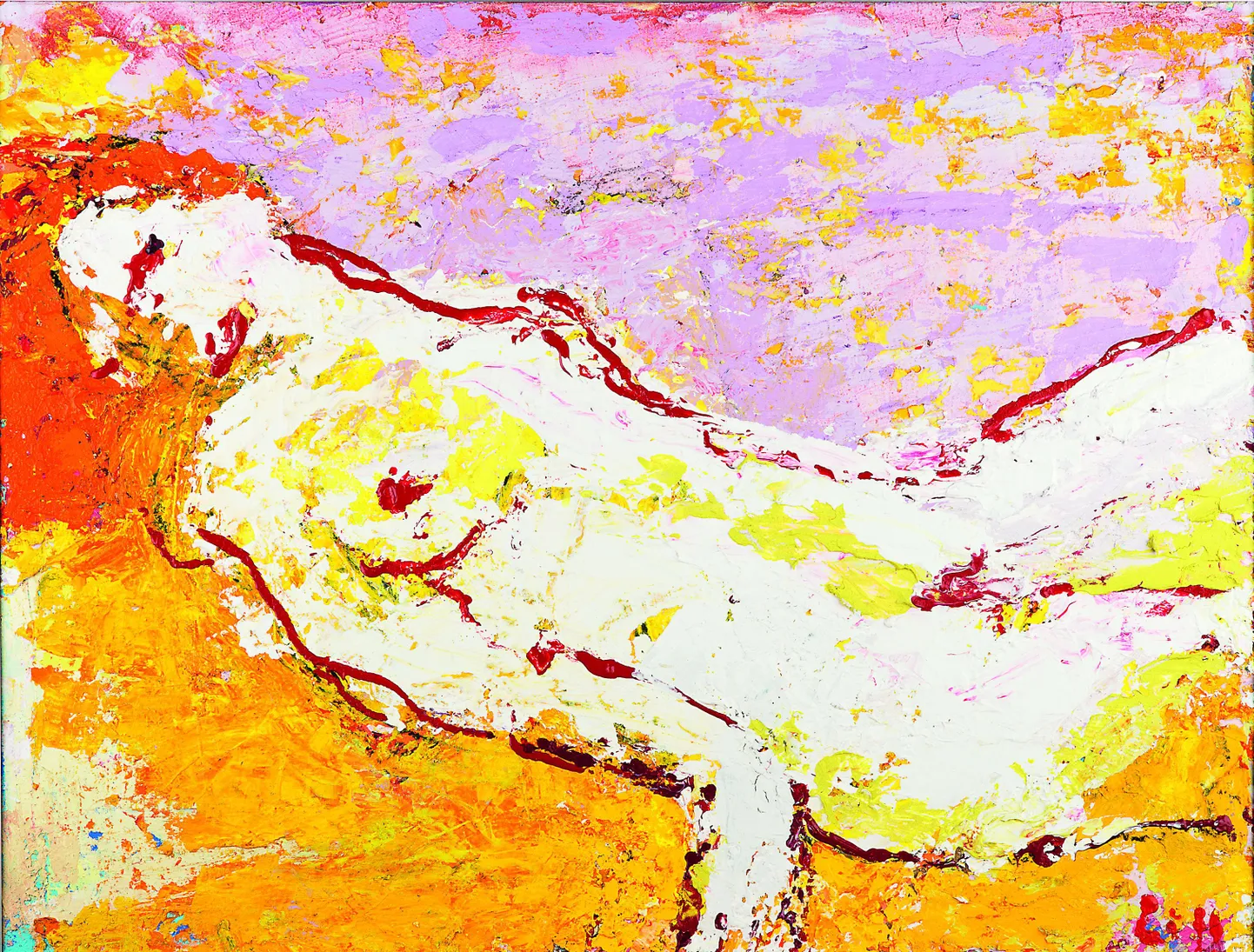 Ado Lill «Akt», 2006. Õli lõuendil.