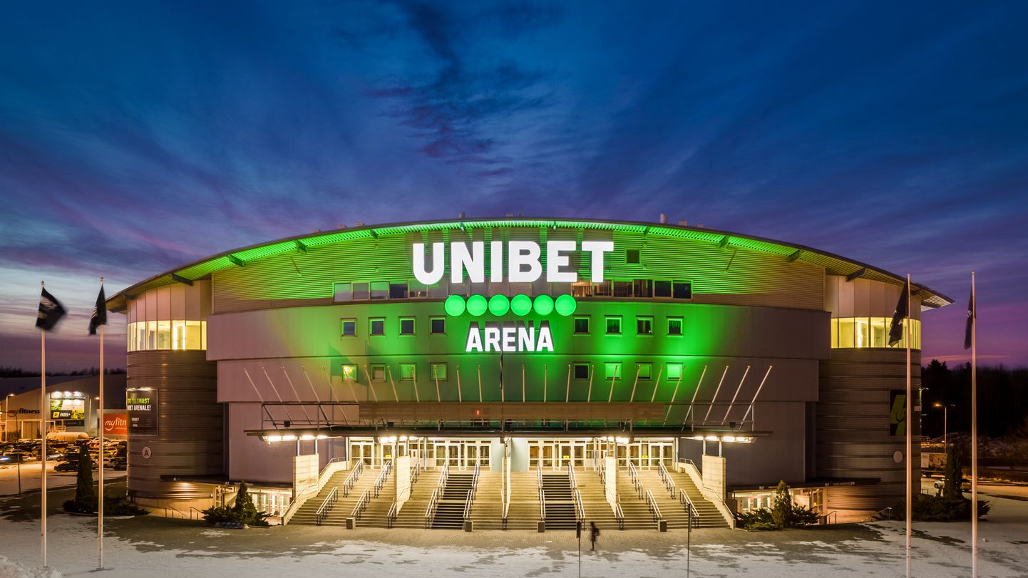 Kuum kontserdikoht Unibet Arena mahutab kuni 10 000 inimest.