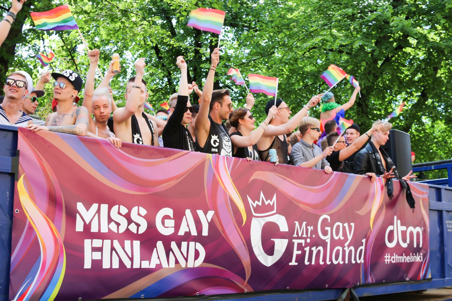Гей-парад в Хельсинки, 2015 год.