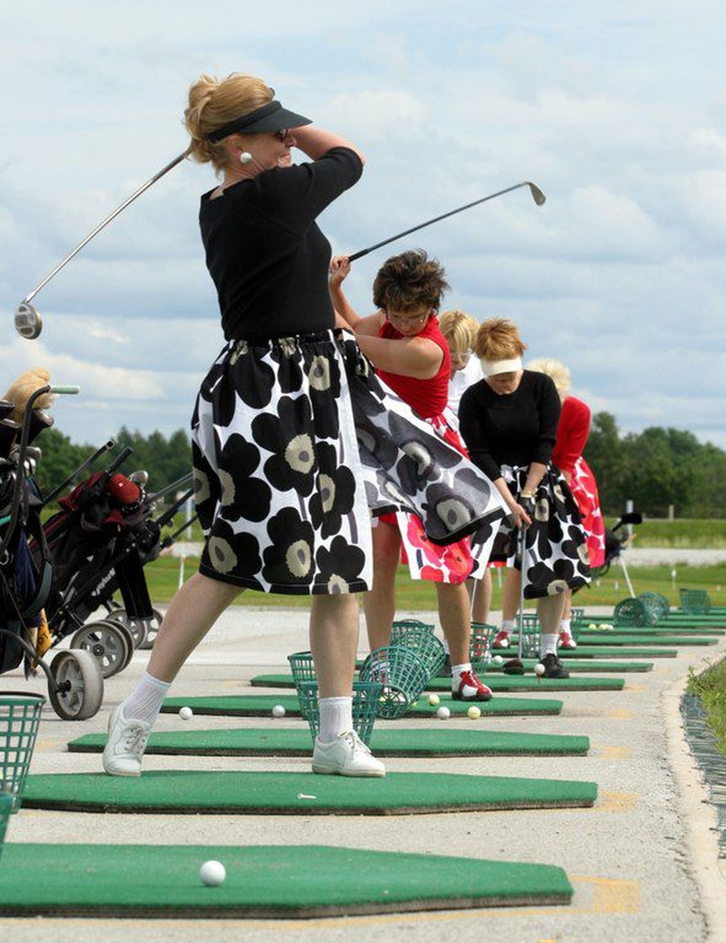 Эстонские любители гольфа. Иллюстративный снимок.