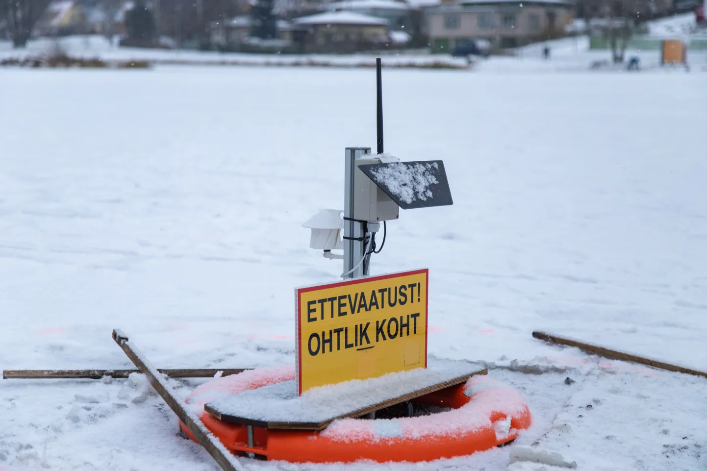 Jääle minek on keelatud.