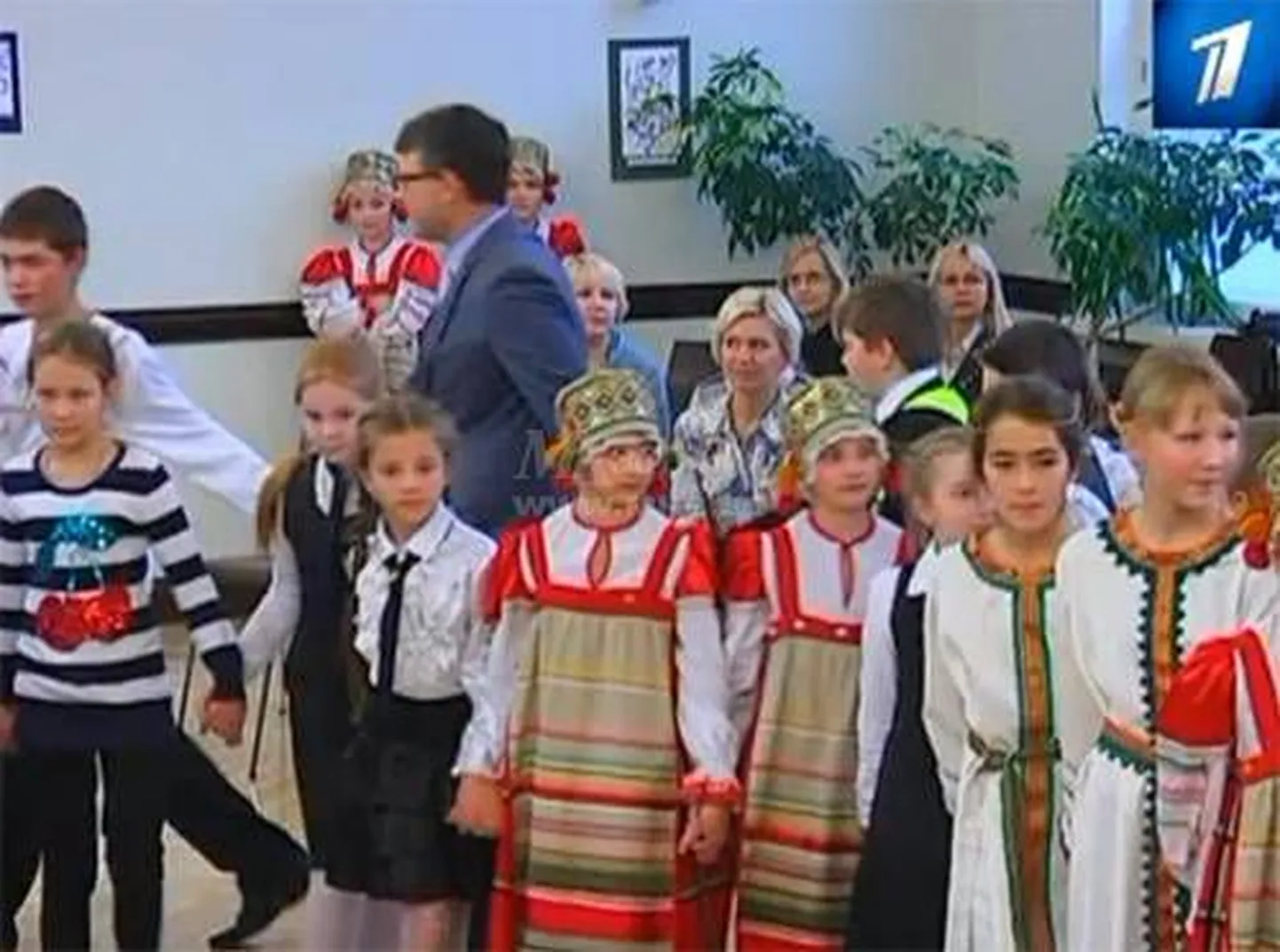 В четверг в одной из столичных гимназий прошел третий детский фестиваль «День русской культуры».