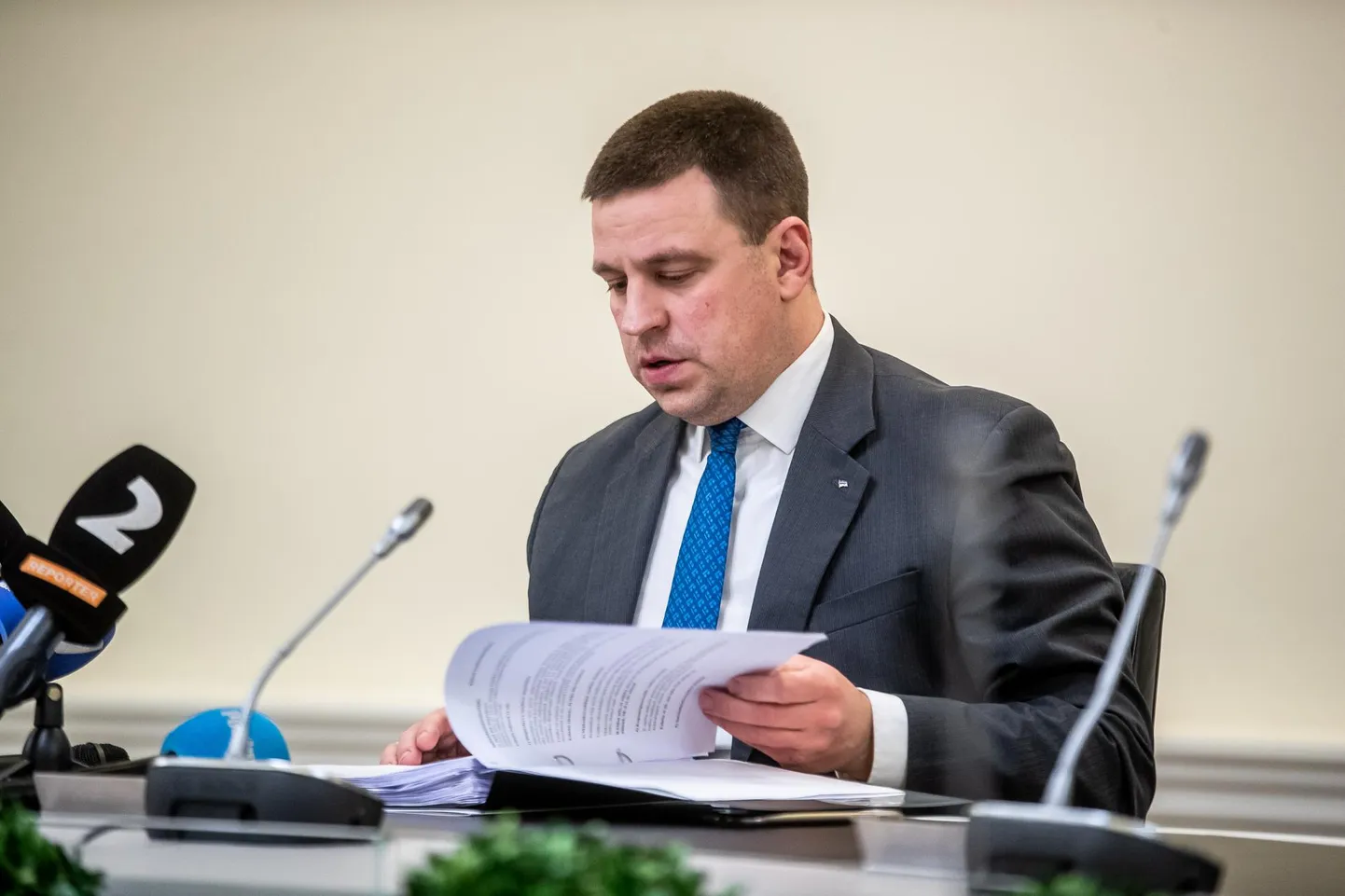 Peaminister Jüri Ratas.