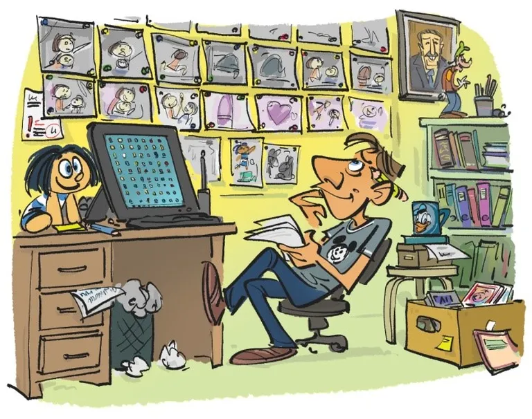 Illustratsioon raamatust «Sipsik – filmi- ja lauluraamat».